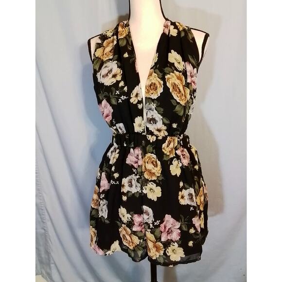 Nobel U Halter Top Romper - Picture 1 of 7